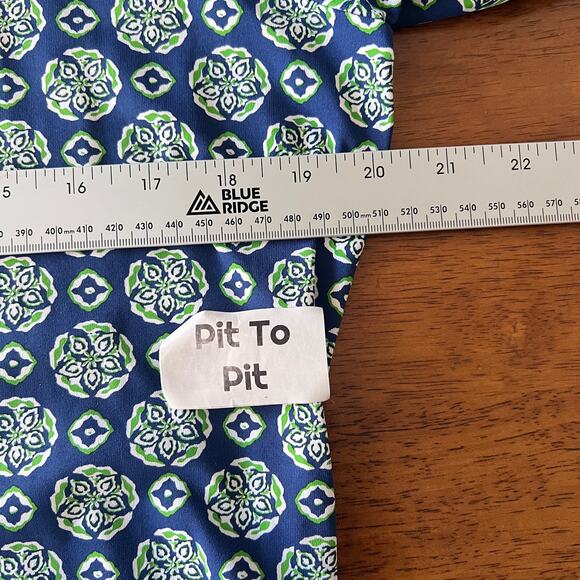 J. McLaughlin‎ Women's XL Catalina Cloth Top Geometric Travel Preppy Minimalist - Picture 7 of 10